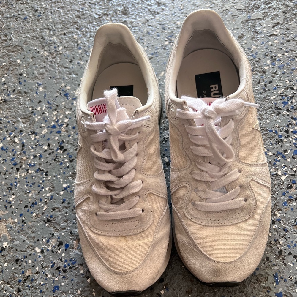 Golden Goose canvas runners size 37